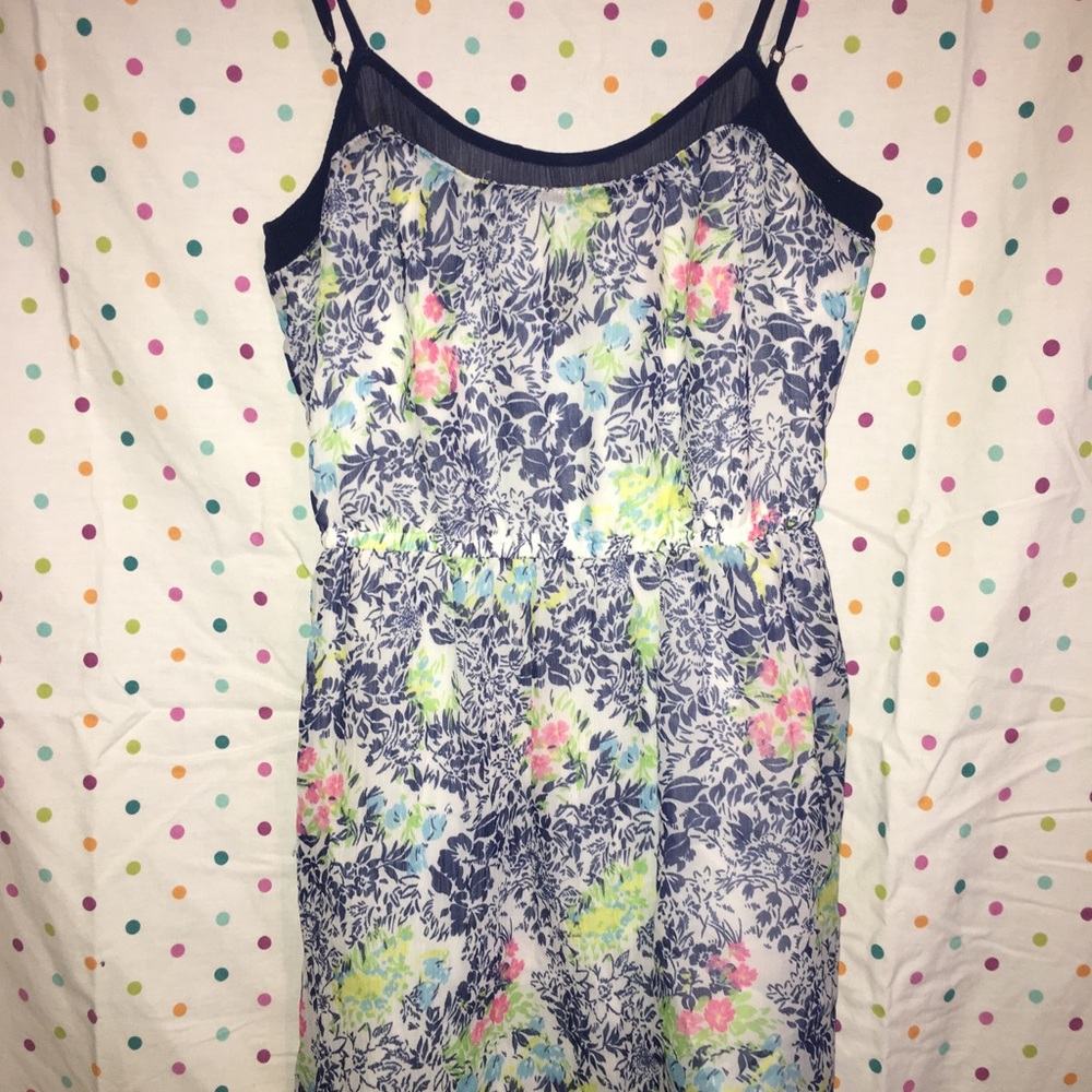 Hollister Blue Floral Dress